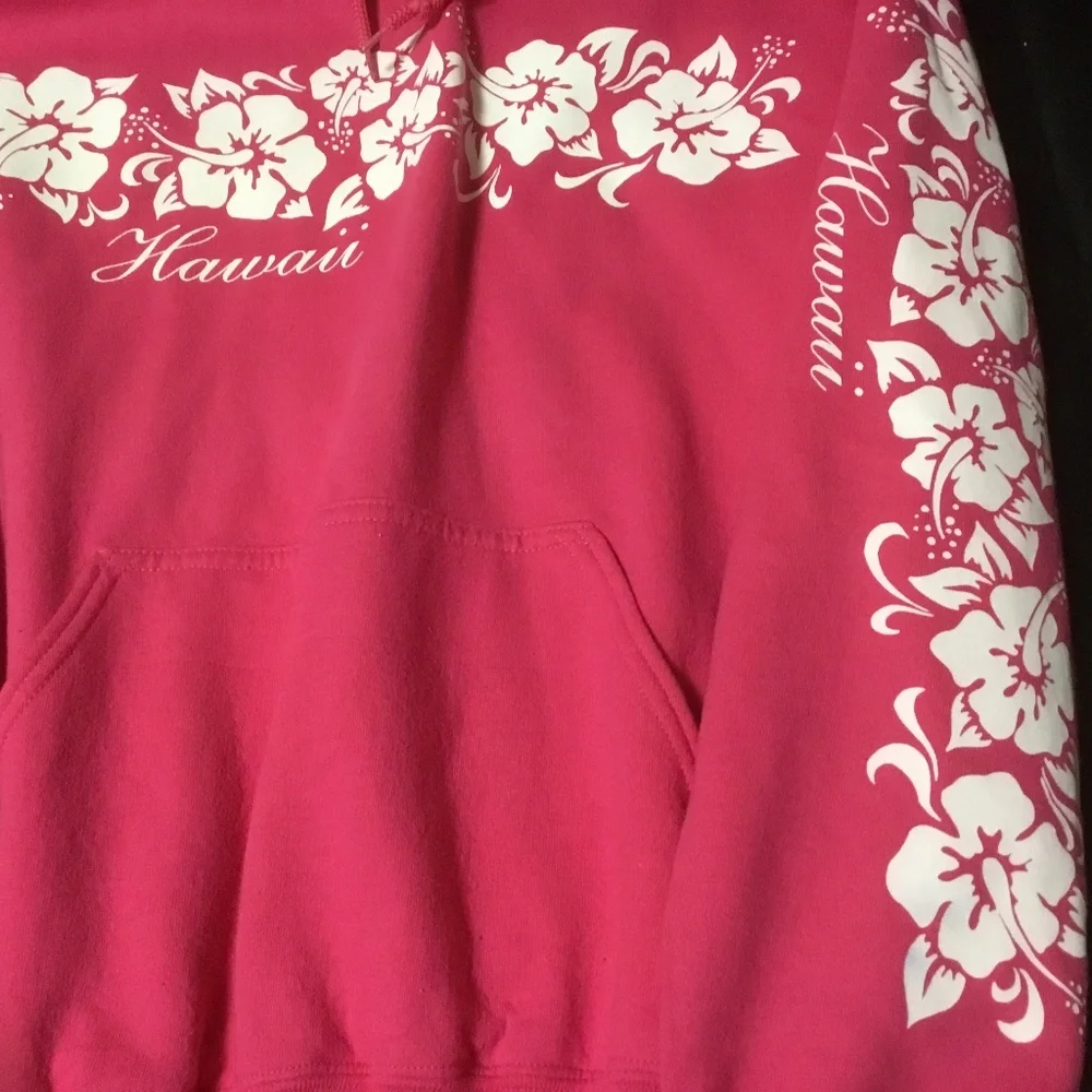 Pink Hawaii Women’s Large Hoodie (NEW) from Hawaii NICE! - Picture 4 of 14